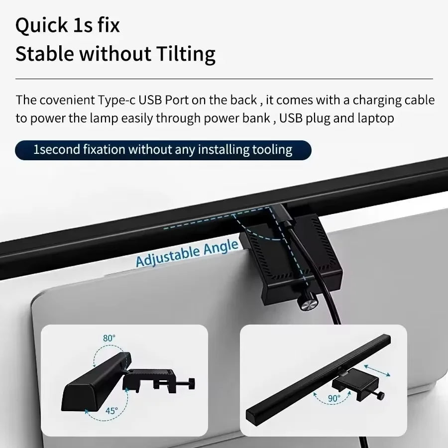 Barra de Luz para Monitor Sin Reflejos