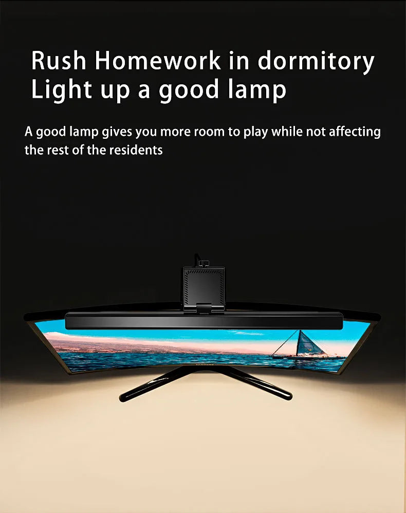 Barra de Luz para Monitor Sin Reflejos