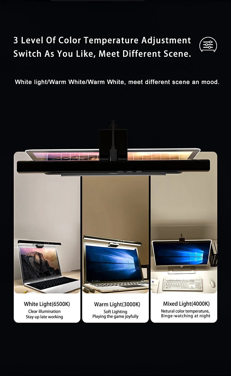 Barra de Luz para Monitor Sin Reflejos