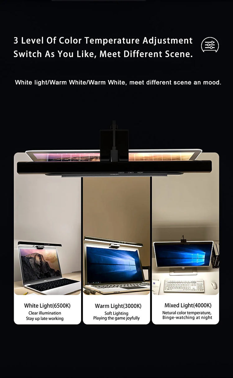 Barra de Luz para Monitor Sin Reflejos